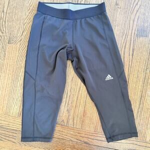 Adidas Climalite Techfit Compression Capri Running pants athletic women small